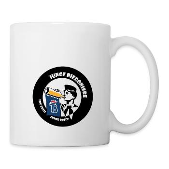 junge Bieroniere Button - Tasse - Weiß - Rechts