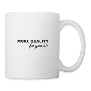 LR More Quality for your life. - Tasse - Weiß - Rechts