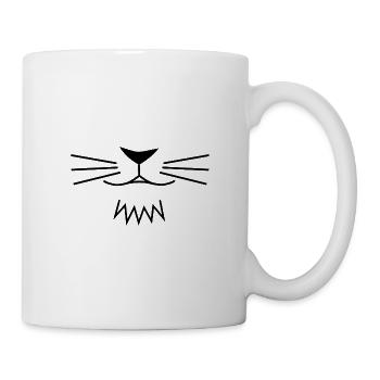 Lion mustache - Mug - white - Right
