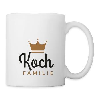 Koch-Familie - Tasse - Weiß - Rechts