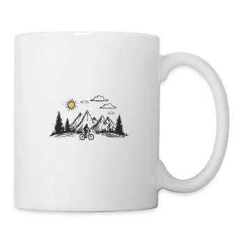 Landscape Biker - Mug - white - Right