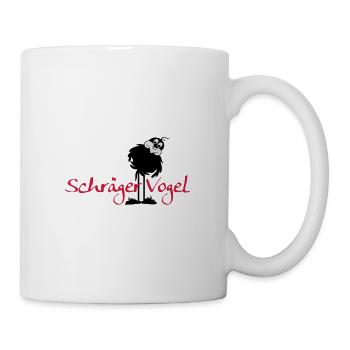Schräger Vogel - Tasse - Weiß - Rechts