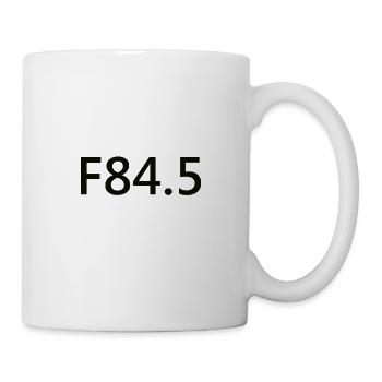 F84.5 - schwarz - Tasse - Weiß - Rechts