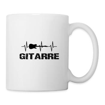 Gitarre - Tasse - Weiß - Rechts
