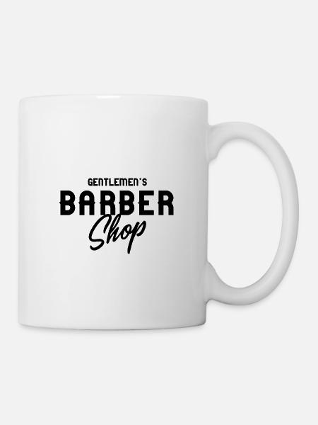 Gentlemens Barber Shop - Tasse - Weiß