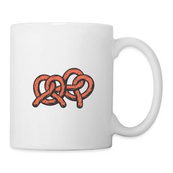 Bretzels - Mug blanc - blanc - Droite