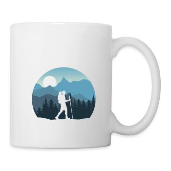 Hiking Outdoor Nature Mountains Camping Gift - Mug - white - Right