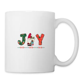 Frohe Weihnachten Weihnachtsmann Hohoho - Tasse - Weiß - Rechts