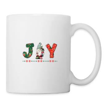 Frohe Weihnachten Weihnachtsmann Hohoho - Tasse - Weiß - Rechts