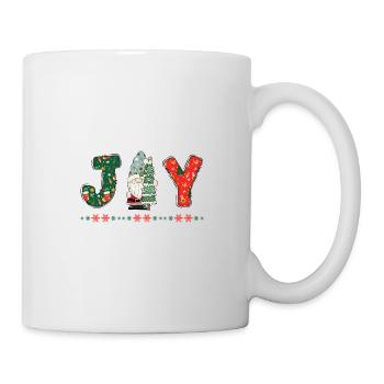 Frohe Weihnachten Weihnachtsmann Hohoho - Tasse - Weiß - Rechts