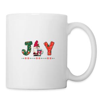 Frohe Weihnachten Weihnachtsmann Hohoho - Tasse - Weiß - Rechts