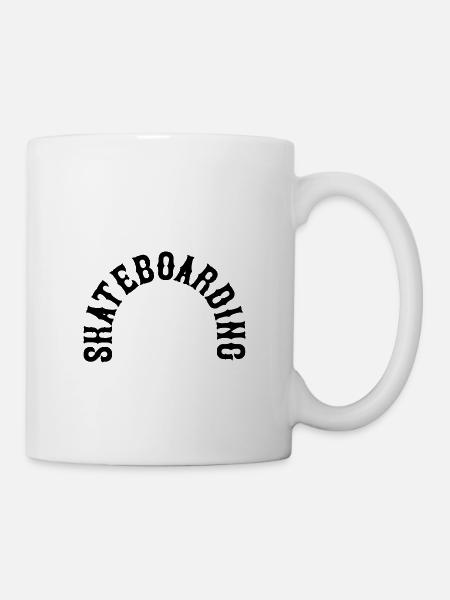 Skateboarding - Tasse - Weiß