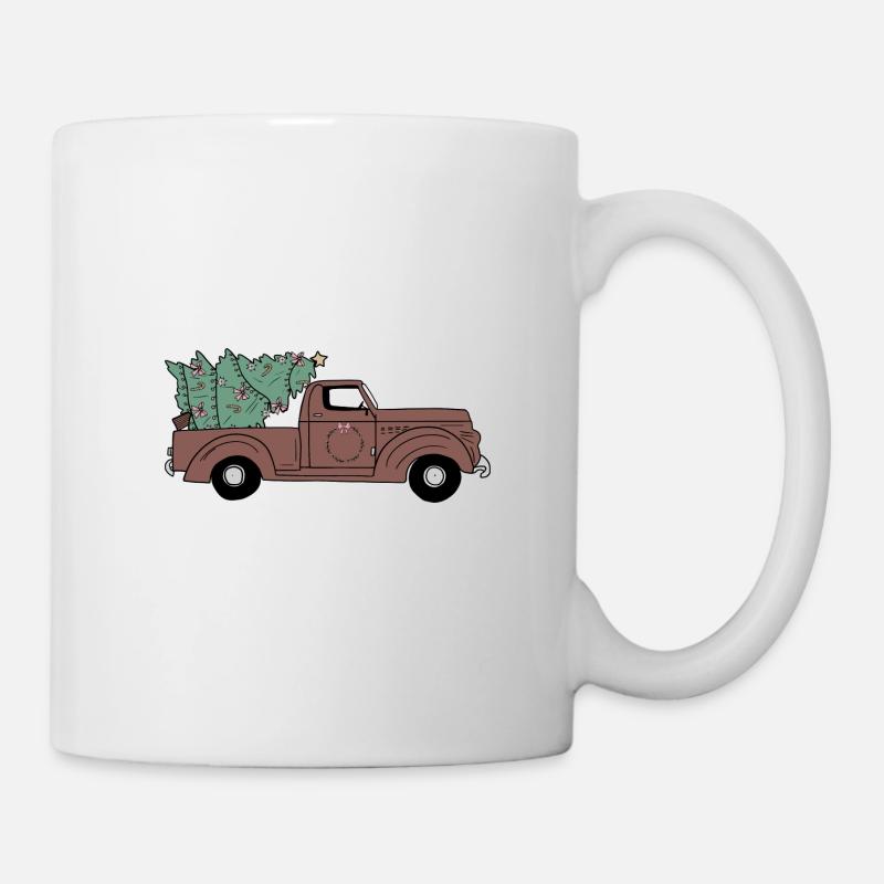 Weihnachtstruck - Tasse - Weiß