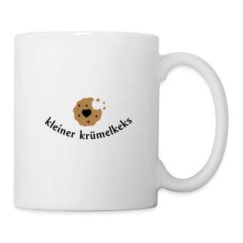 Keks mit Herz - Tasse - Weiß - Rechts