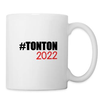 SUPER TONTON. TONTON. ONCLE. FÉLICITATION - Mug blanc - blanc - Droite