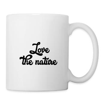 Love the nature - Mug - white - Right