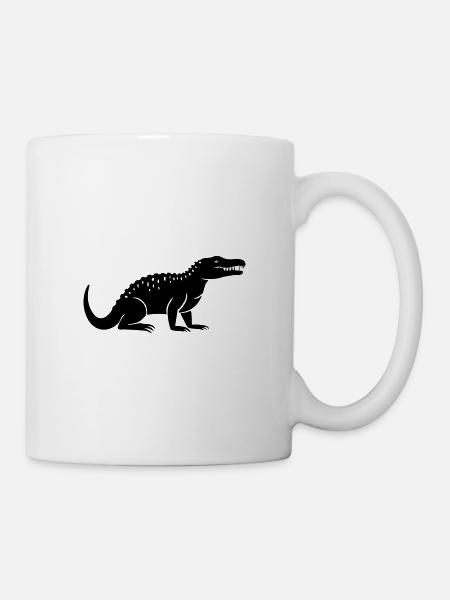 crocodile - Mug blanc - blanc