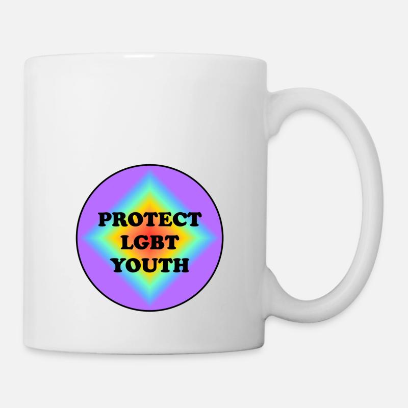 LGBT-Jugendliche schützen - Tasse - Weiß