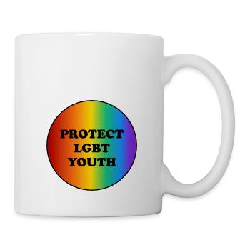 LGBT-Jugendliche schützen - Tasse - Weiß - Rechts