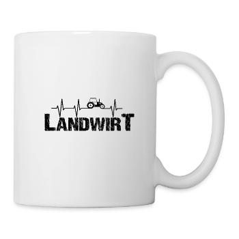 Landwirt - Tasse - Weiß - Rechts