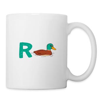 Rente Ente Rentner Pension Fun Ruhestand Arbeit - Tasse - Weiß - Rechts