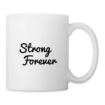 Strong Forever - Tasse - Weiß - Rechts