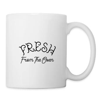 Fraîchement sorti du four - Mug blanc - blanc - Droite