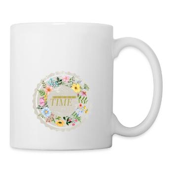 Summer Time: Die schönste Zeit des Jahres! - Tasse - Weiß - Rechts