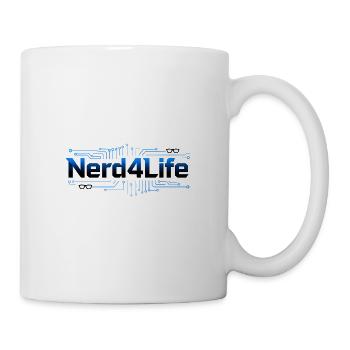 Nerd4Life Circuit Logo - Tasse - Weiß - Rechts