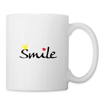 Smile - Tasse - Weiß - Rechts