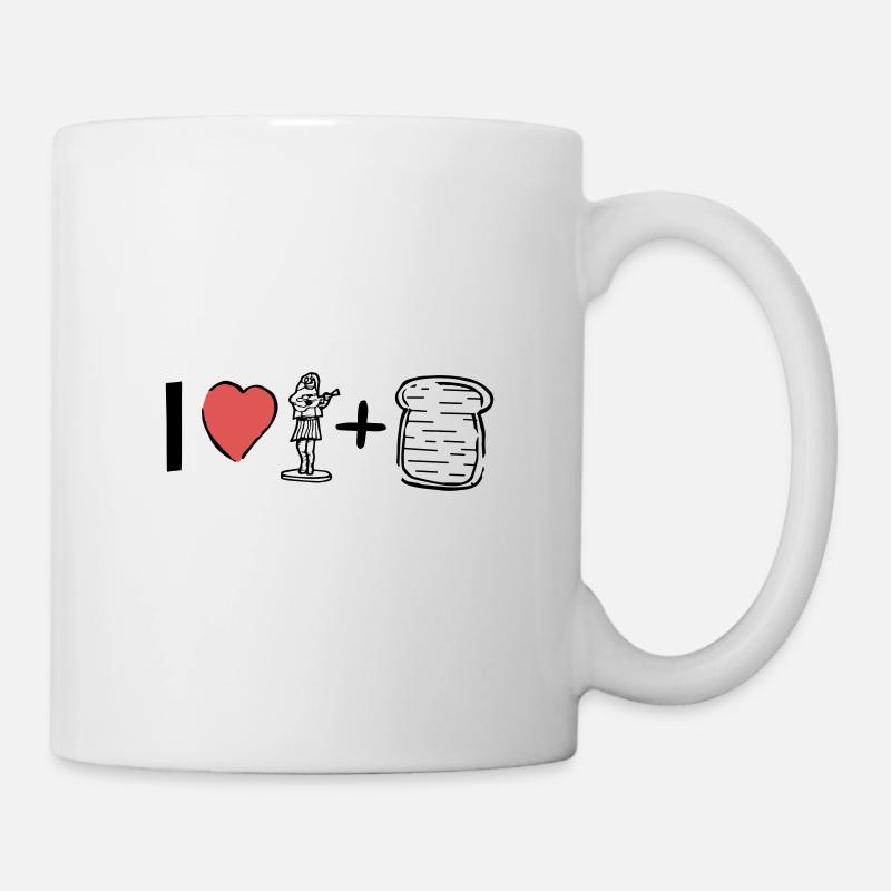 Hawaii_Toast - Mug blanc - blanc