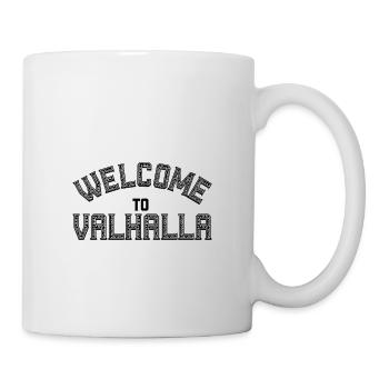 Welcome to Valhalla - Tasse - Weiß - Rechts