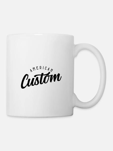 American Custom - Tasse - Weiß