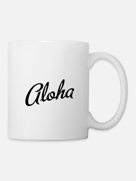 Aloha - Tasse - Weiß