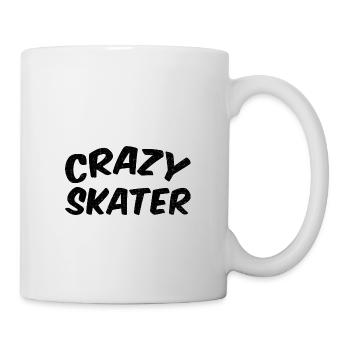 Crazy Skater - Tasse - Weiß - Rechts
