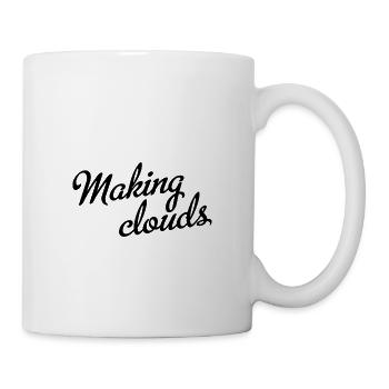 Créer des nuages - Mug blanc - blanc - Droite