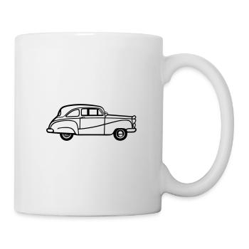 Auto - Tasse - Weiß - Rechts