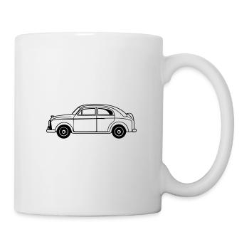 Auto - Tasse - Weiß - Rechts