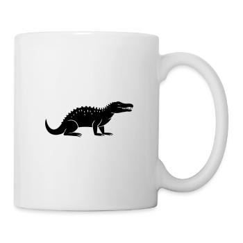 Krokodil - Tasse - Weiß - Rechts