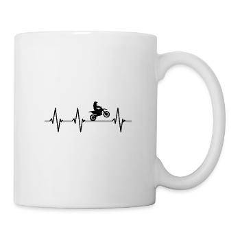 Motocross Cross Motocross Enduro Moto - Mug blanc - blanc - Droite
