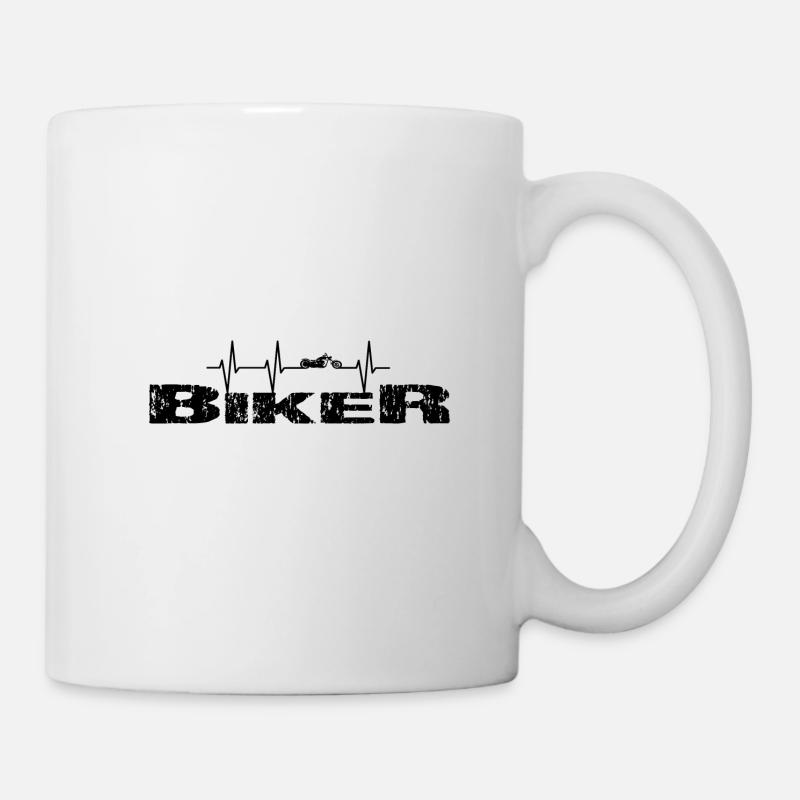 moto - Mug blanc - blanc