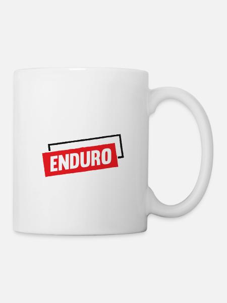 Enduro - Tasse - Weiß