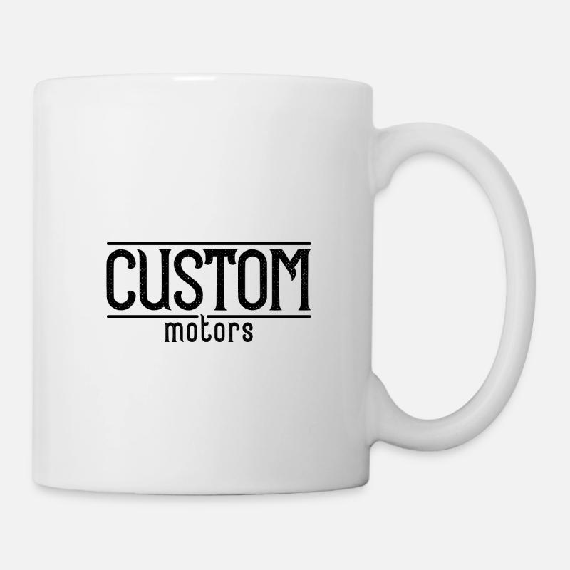 Moteurs sur mesure - Mug blanc - blanc
