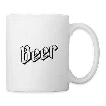 Beer - Tasse - Weiß - Rechts