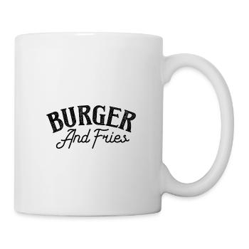 Burger and Fries - Tasse - Weiß - Rechts