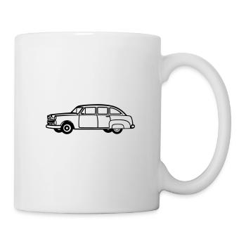Auto - Tasse - Weiß - Rechts