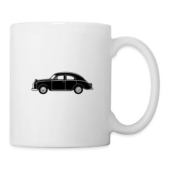 Auto - Tasse - Weiß - Rechts