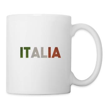 Italia Italy flag pattern - Mug - white - Right