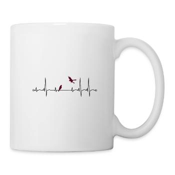 Pulse with ravens - Mug - white - Right