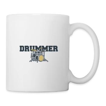 Drummer Drums - Mug - white - Right